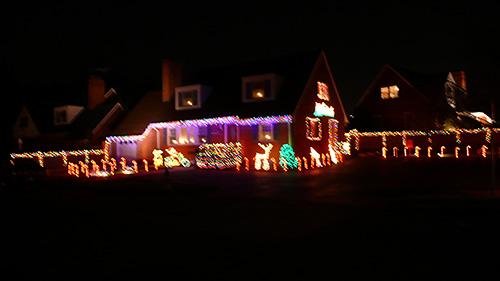 Holiday Lights Photo at ISO 100