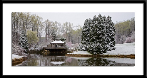 Japanese Teahouse in the Snow