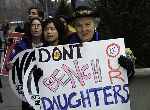 Title IX Rally - January 29 2003