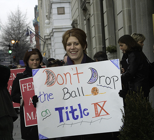 Title IX Rally - January 29 2003