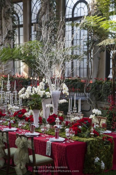 Longwood Gardens - Christmas - Exhibition Hall - Table - 2012