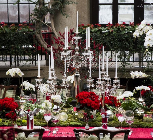 Longwood Gardens - Christmas - Exhibition Hall - Table - 2012