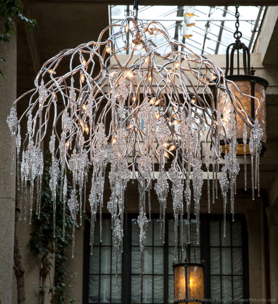 Crystal Chandelier in the Exhibition Hall, Longwood Gardens © 2015 Patty Hankins