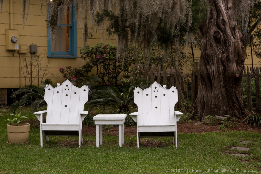 Chairs in a Yard, Bluffton, SC © 2015 Patty Hankins