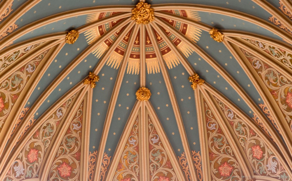 Ceiling, Cathedral of St John the Baptist, Savannah © 2016 Patty Hankins