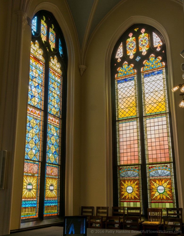 Stained Glass, Unitarian Church, Charleston, SC © 2016 Patty Hankins