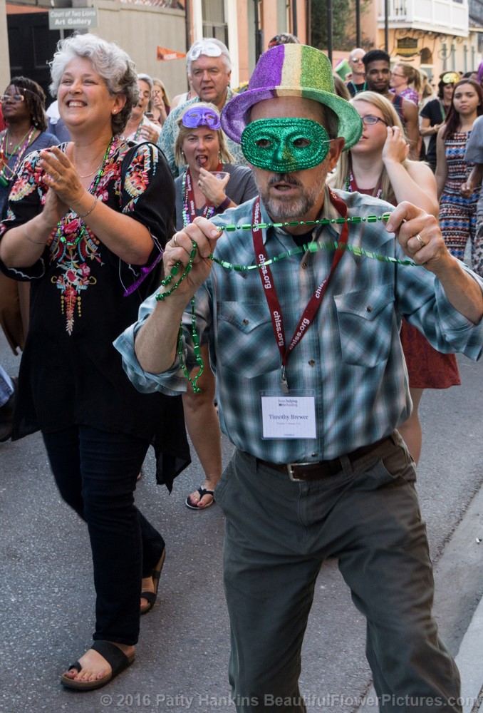 Second Line, French Quarter, New Orleans © 2016 Patty Hankins