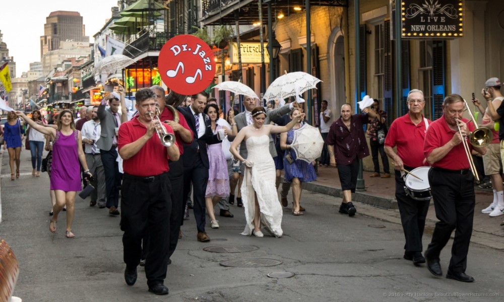 Second Line, French Quarter, New Orleans © 2016 Patty Hankins