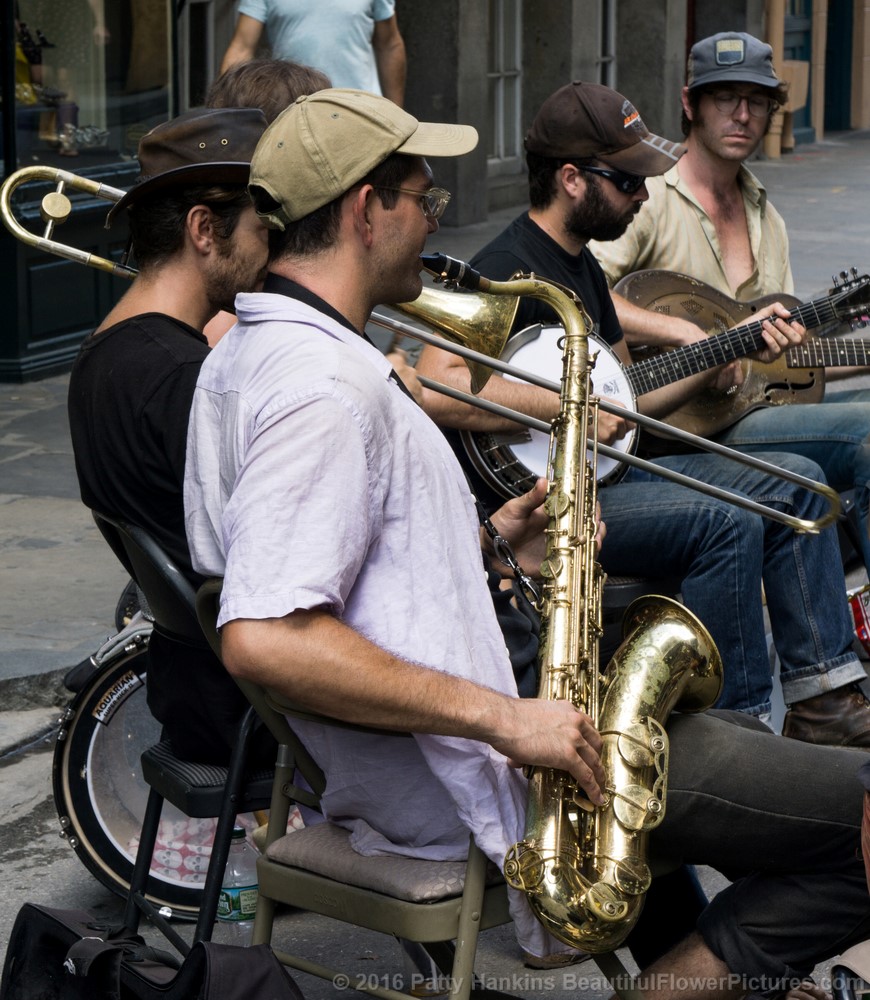 Street Musician in the French Quarter, New Orleans © 2016 Patty Hankins