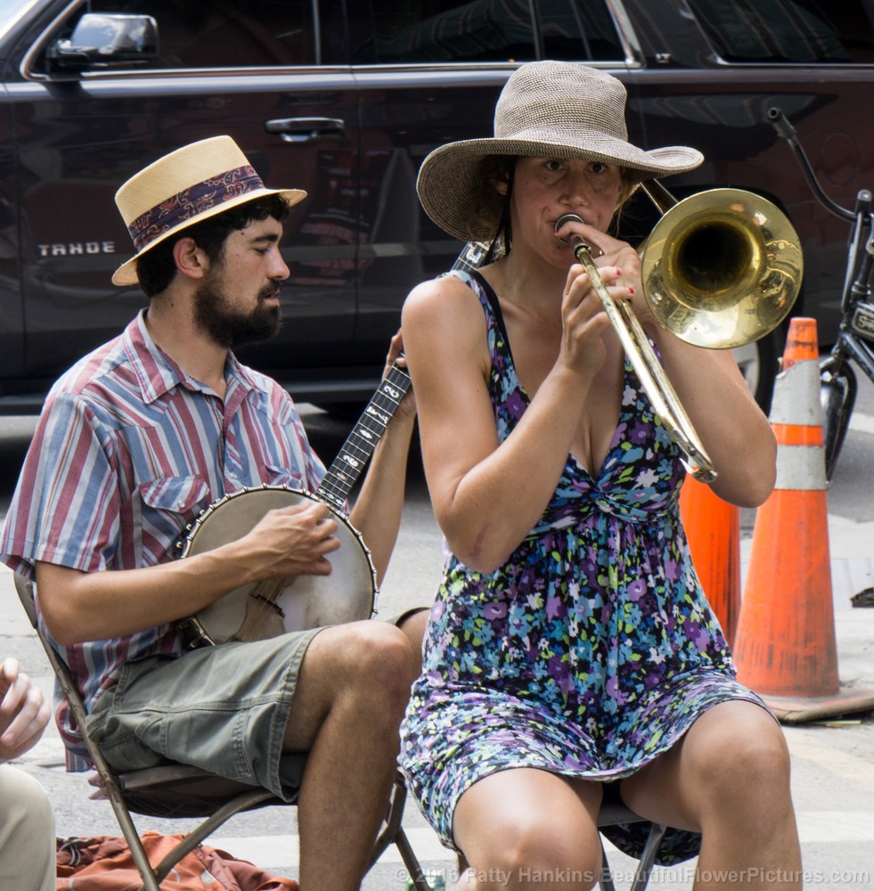 Street Musician in the French Quarter, New Orleans © 2016 Patty Hankins