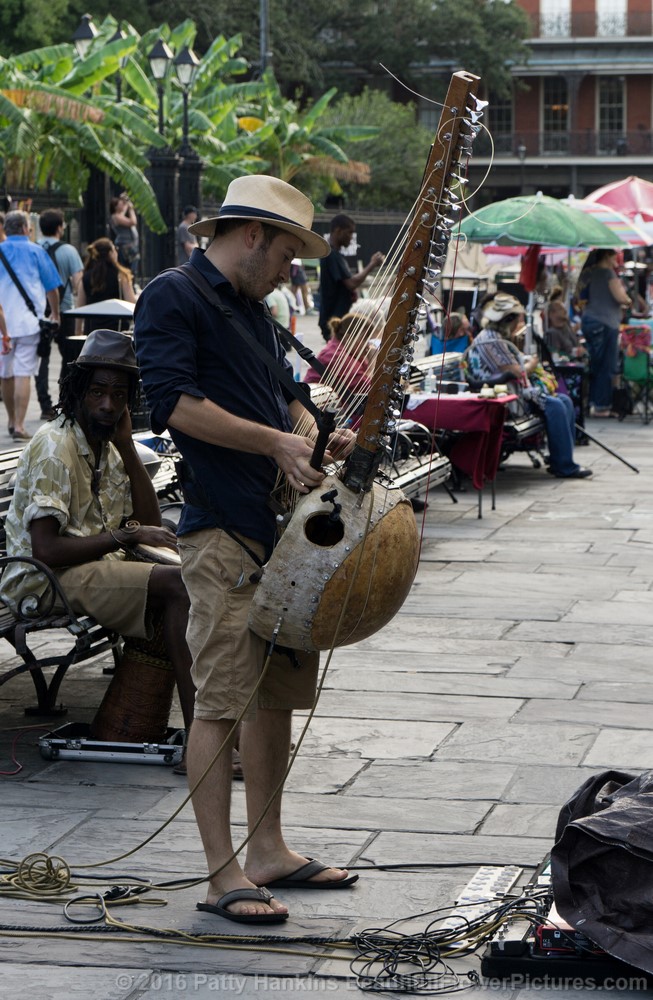 Street Musician in the French Quarter, New Orleans © 2016 Patty Hankins