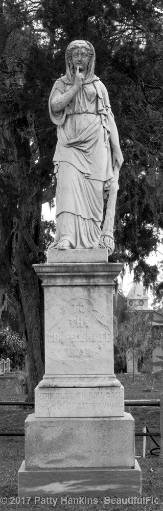 Silence statue,  Laurel Grove Cemetery North, Savannah, GA ©2017 Patty Hankins