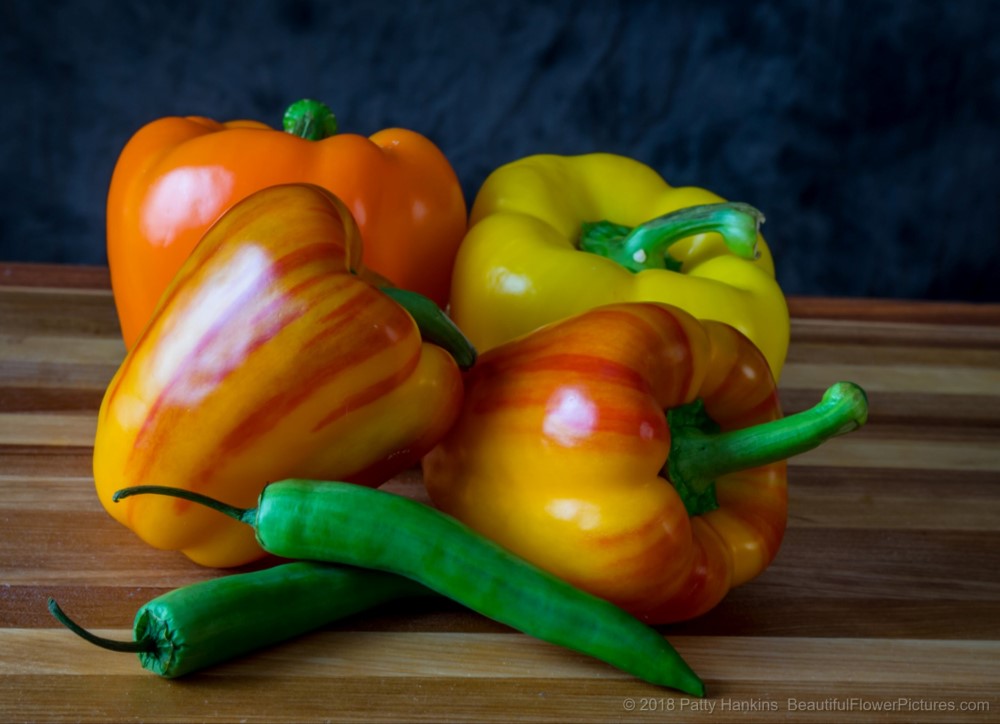 Colorful Peppers © 2018 Patty Hankins