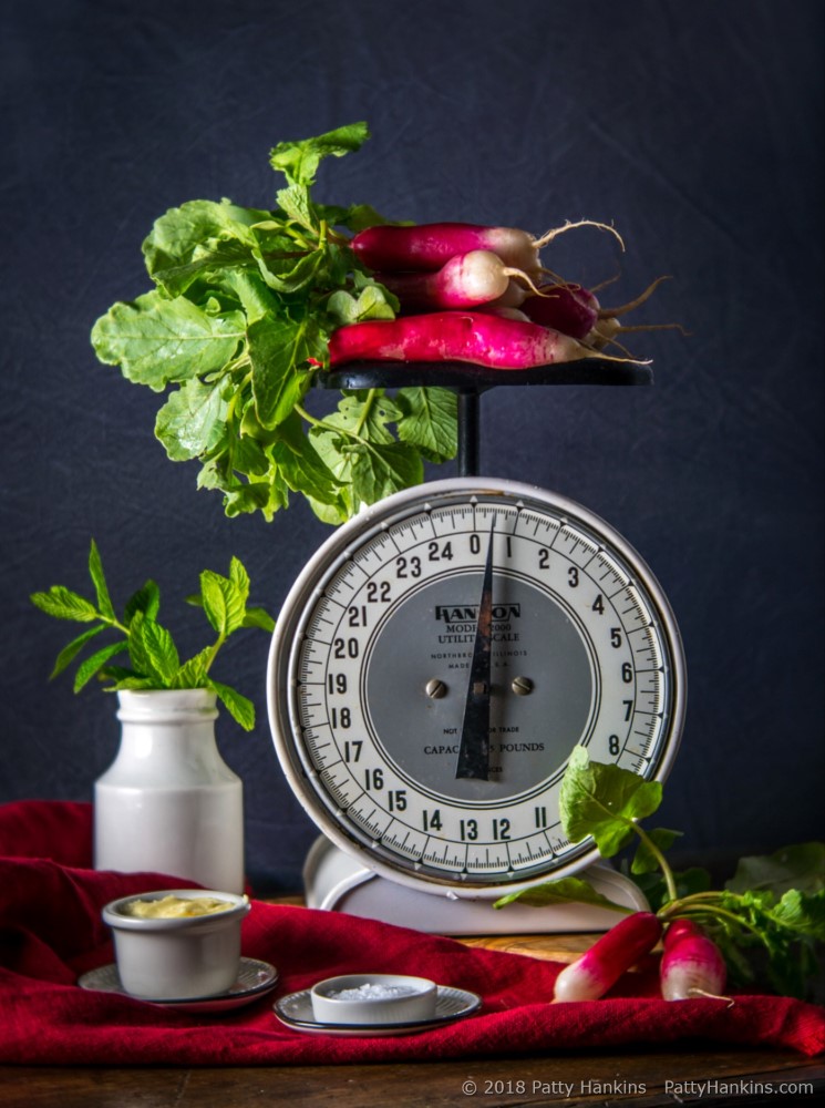 French Breakfast Radishes Still Life © 2018 Patty Hankins