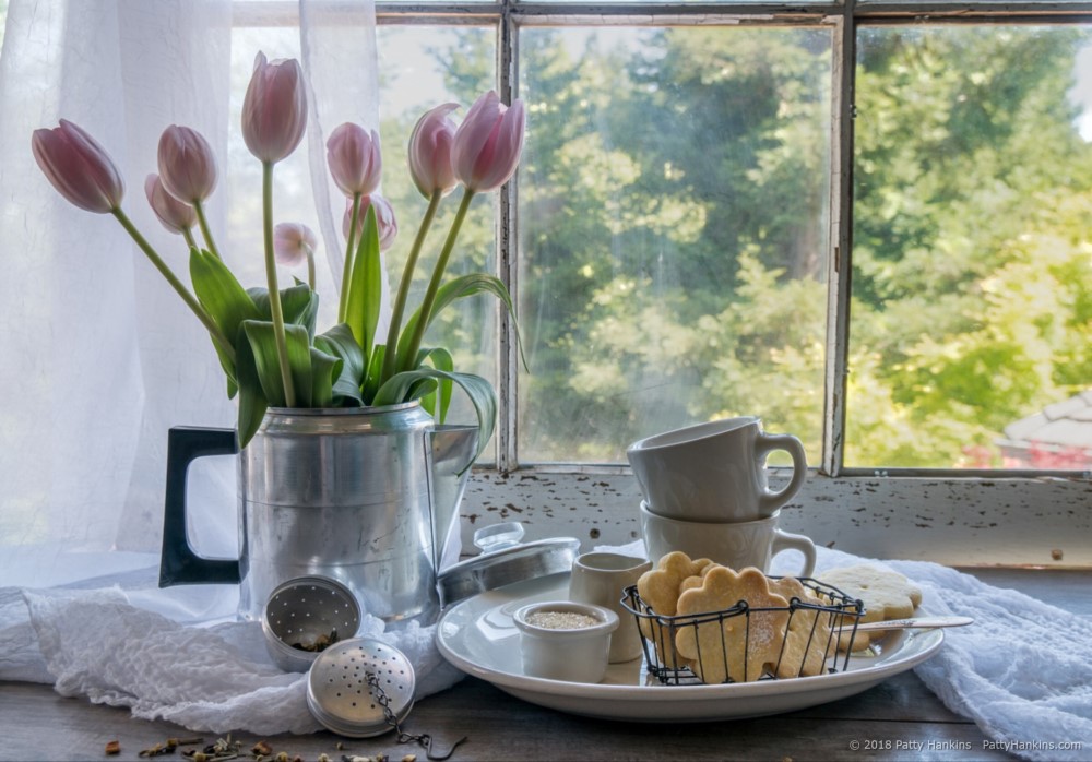 Tulips & Shortbread Still Life © 2018 Patty Hankins