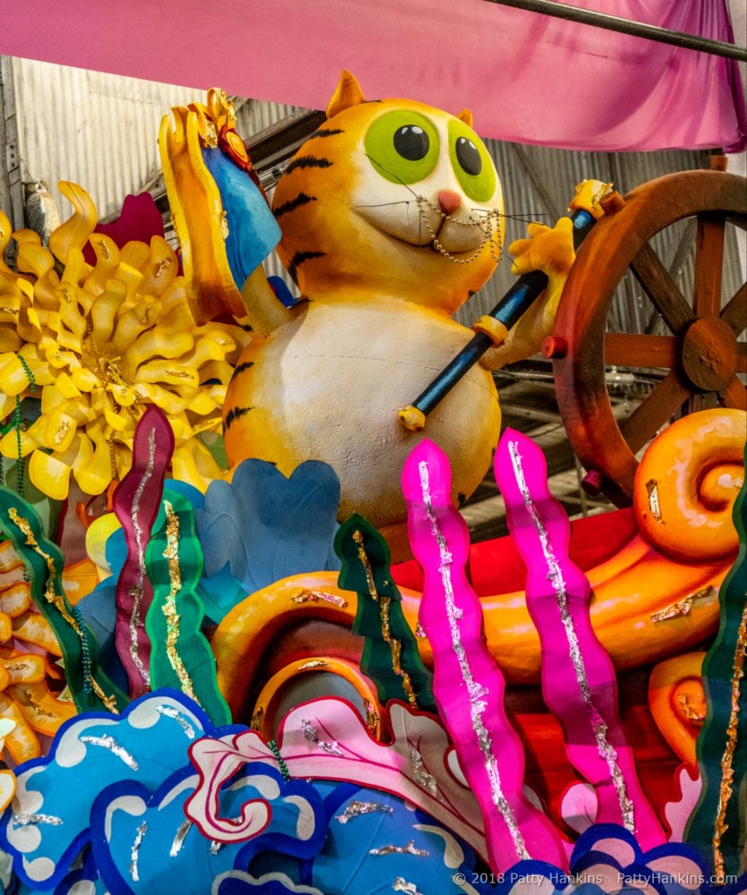 Cat at Mardi Gras World, New Orleans © 2018 Patty Hankins