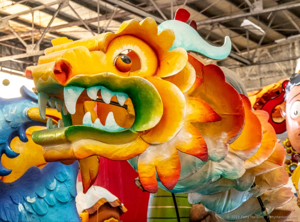 Dragon at Mardi Gras World, New Orleans © 2018 Patty Hankins