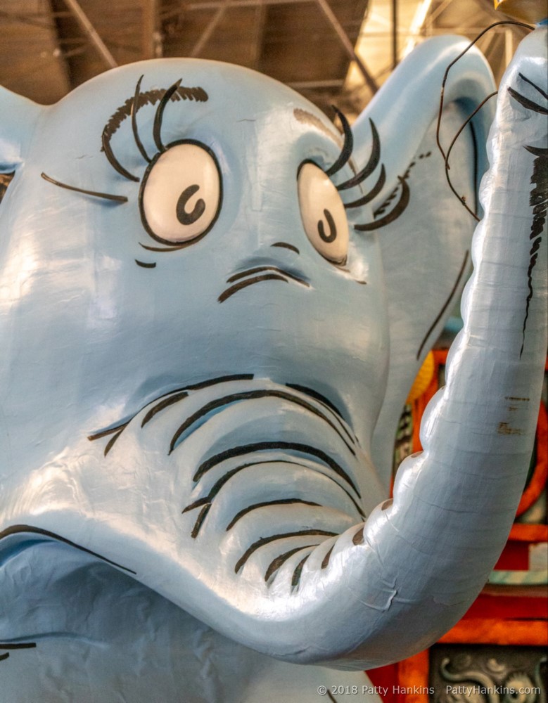 Horton the Elephant at Mardi Gras World, New Orleans © 2018 Patty Hankins