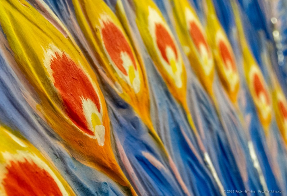 Feathers at Mardi Gras World, New Orleans © 2018 Patty Hankins