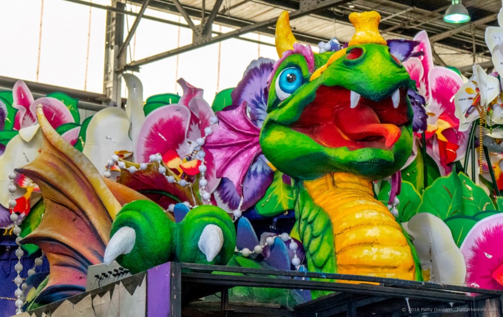 Dragon at Mardi Gras World, New Orleans © 2018 Patty Hankins