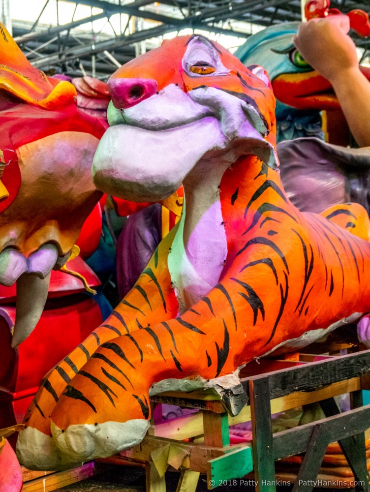 Tiger at Mardi Gras World, New Orleans © 2018 Patty Hankins