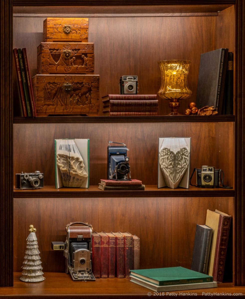 Folded Book Decoration, Christmas in the Music Room, Longwood Gardens 2018 © 2018 Patty Hankins