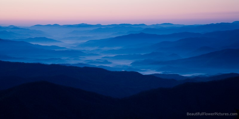 Sunrise at Clingman's Dome in the Great Smoky Mountains National Park