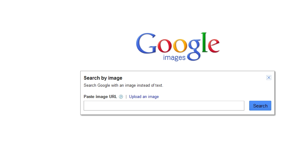 Search by image. Fake Google.