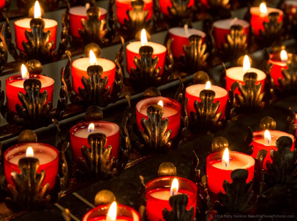 Candles, Cathedral of St John the Baptist, Savannah © 2016 Patty Hankins